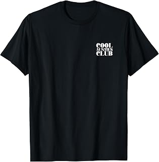 Cool Aunties Club Aunt Fam Statement Front and Back Print T-Shirt
