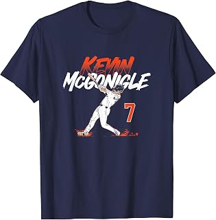 Kevin McGonigle - Slugger Swing Number - Detroit Baseball T-Shirt