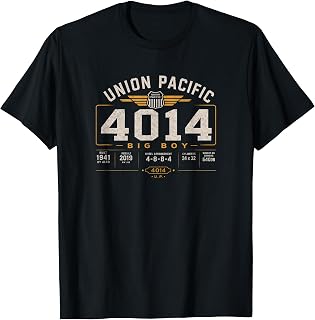 Big Boy 4014 Steam Train Vintage Railroad T-Shirt