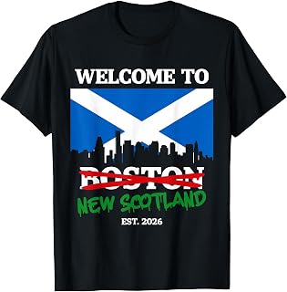 Welcome to Boston New Scotland T-Shirt