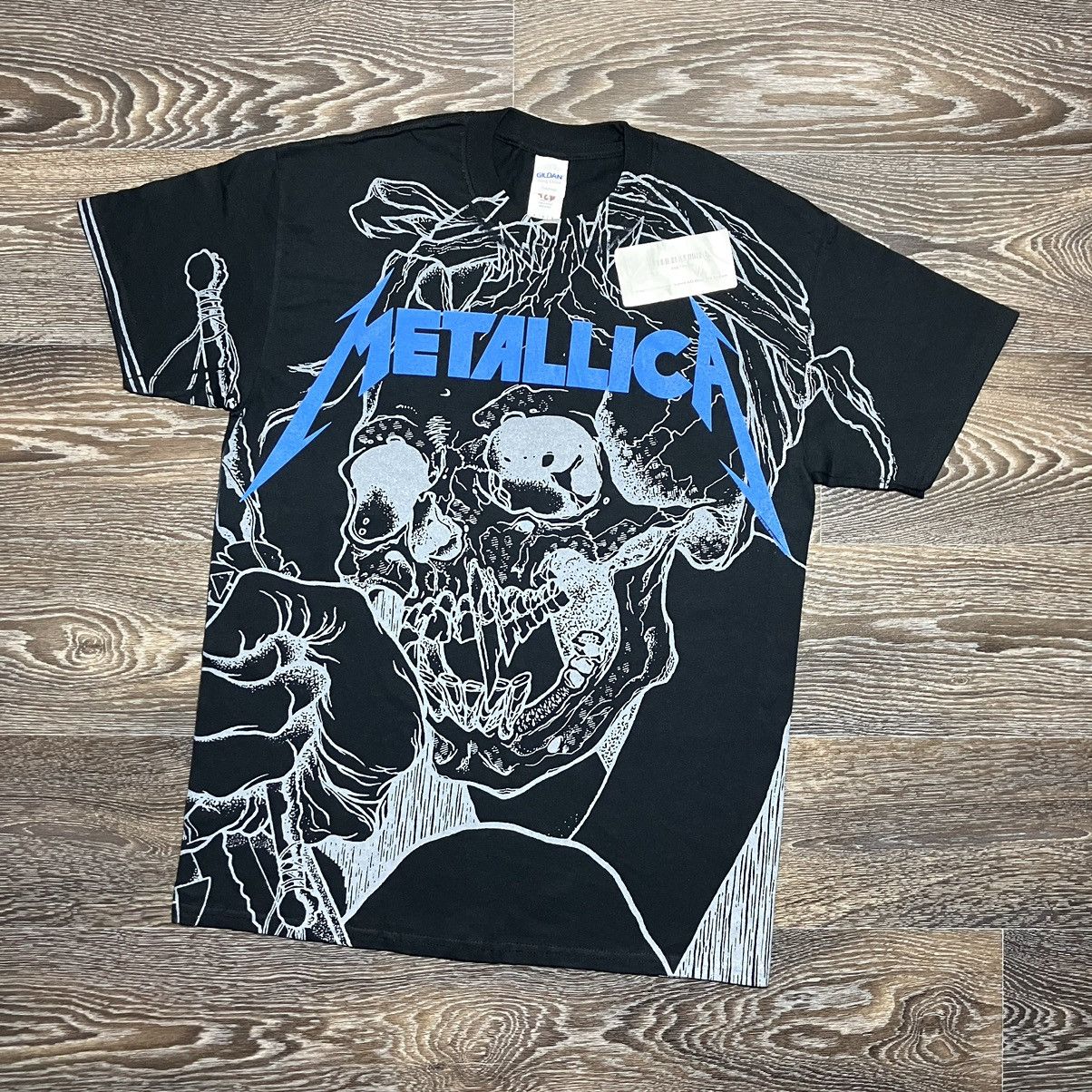 Metallica Japanese Justice Skull All Over Print T-Shirts, Hoodie, Sweatshirt