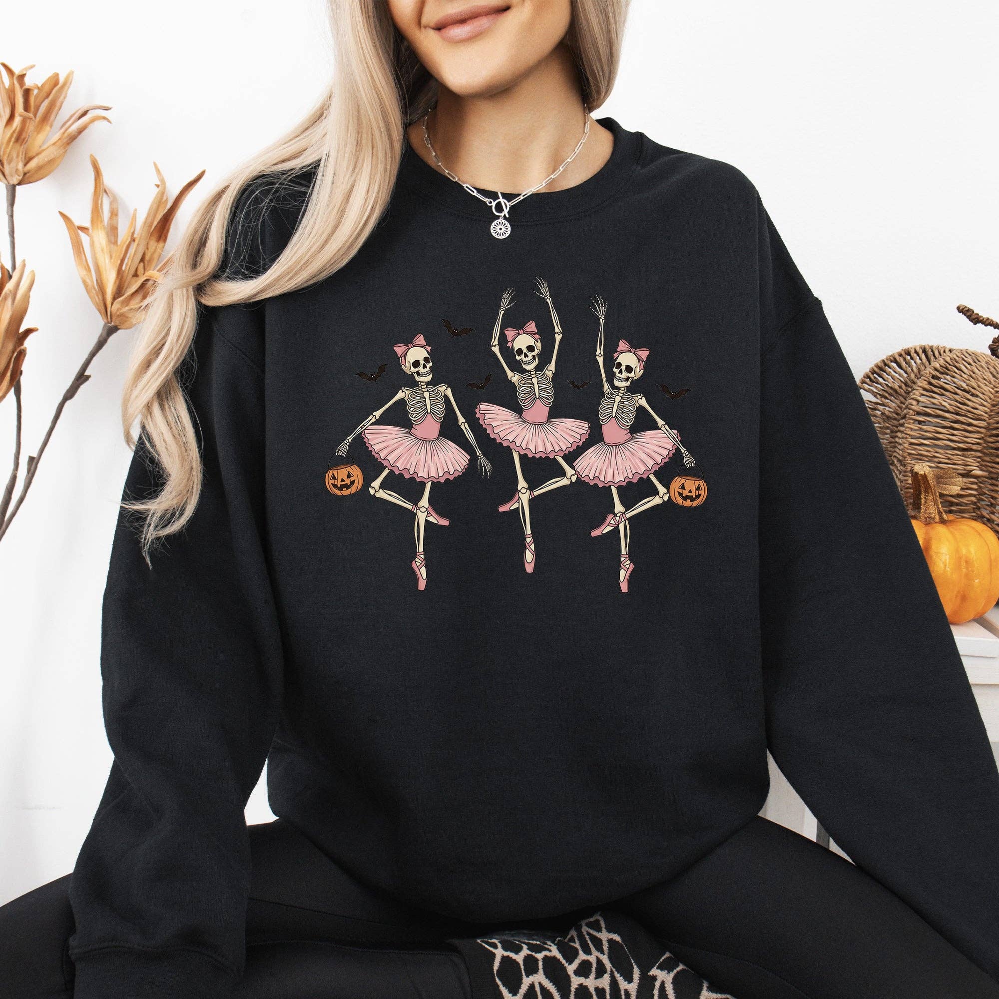 Dancing Skeleton Girls, Halloween, Ghost, Costume Sweatshirt T-Shirts, Hoodie | PodTeesHub.com