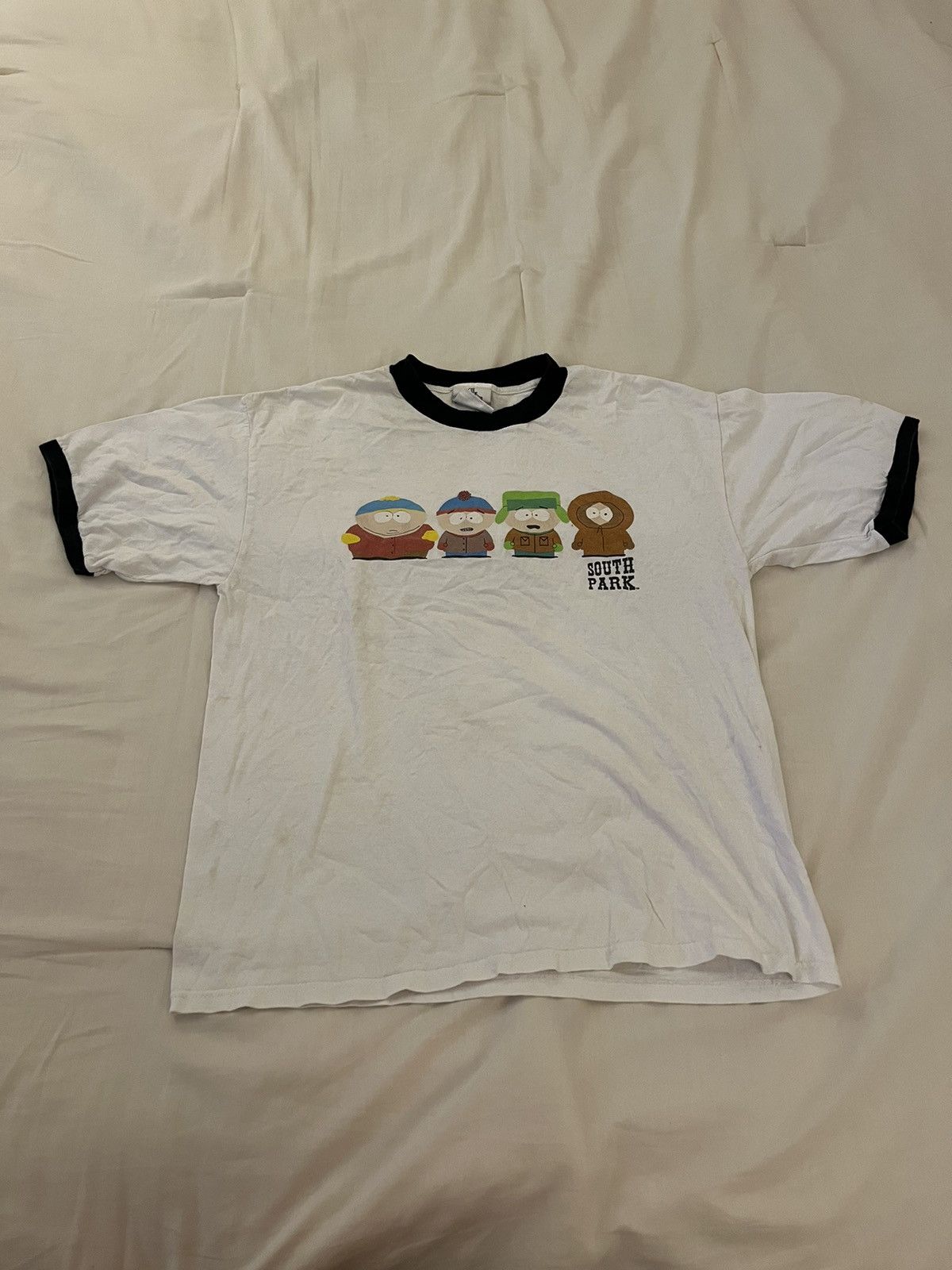 Vintage South Park Promo Ringer Shirt Hoodie, Sweatshirt | PodTeesHub.com