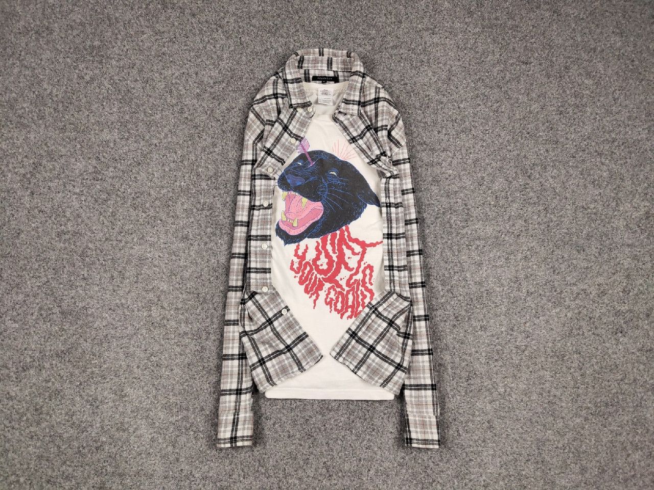 Vintage Flannel Shirt Travis Scott Style Hoodie, Sweatshirt | PodTeesHub.com