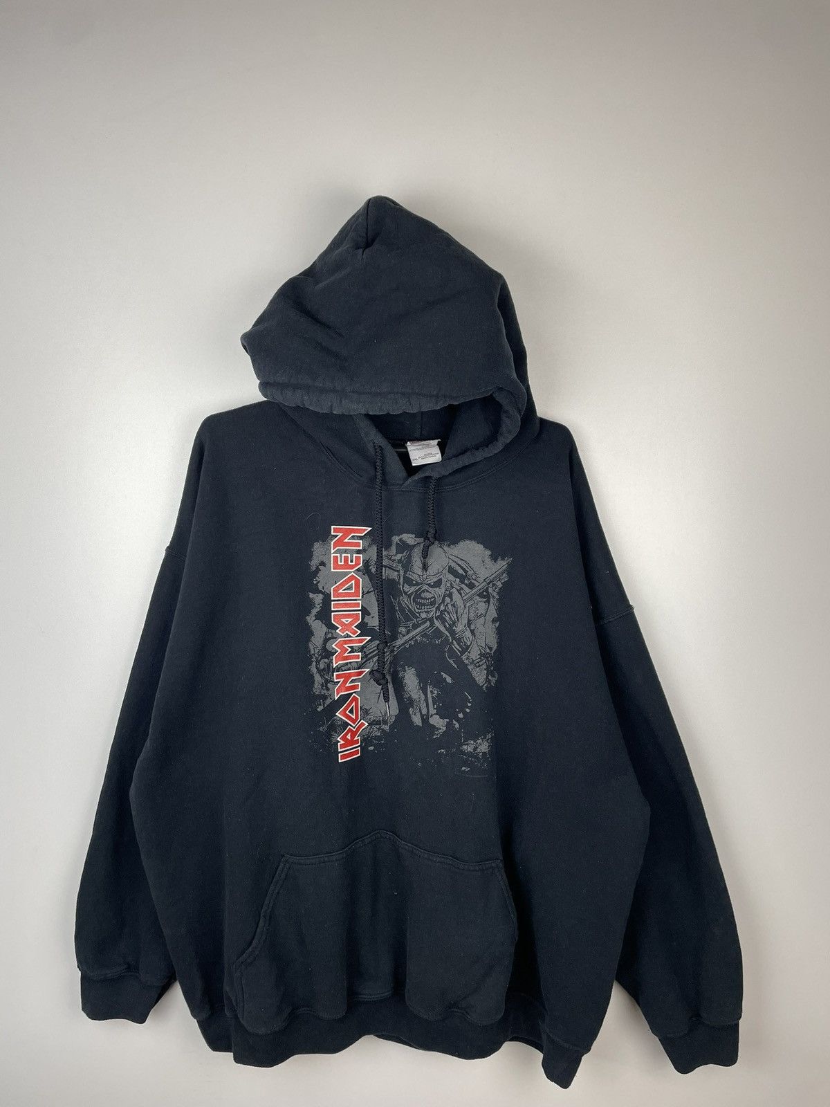 Iron Maiden X Vintage Iron Maiden Gildan Vintage Hoodie Black Size Xxl T-Shirts, Sweatshirt | PodTeesHub.com