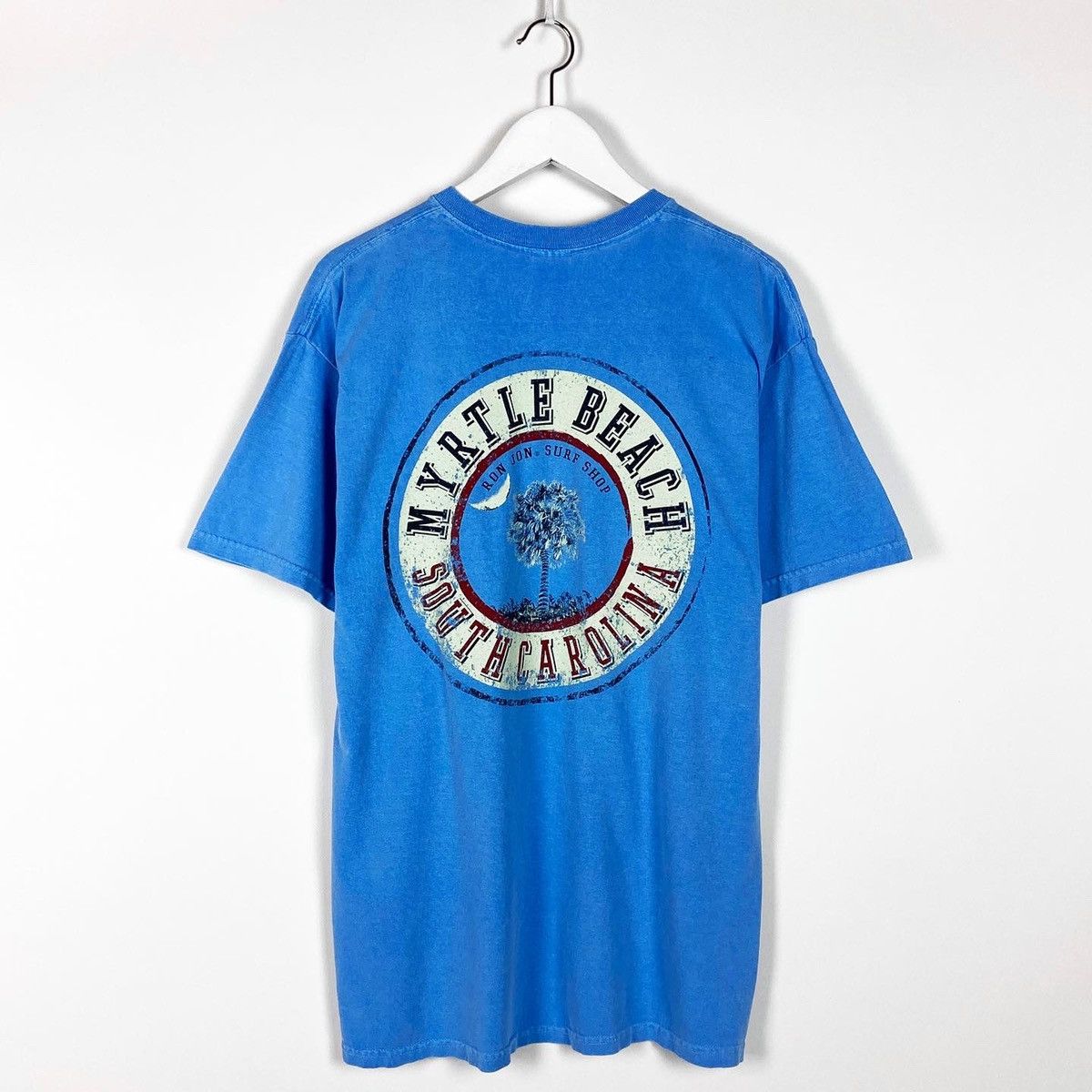 Vintage 90s Ron Jon Surf Shop Washed Tee South Carolina Hoodie, Sweatshirt | PodTeesHub.com