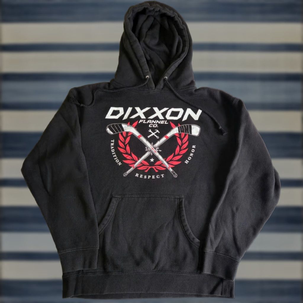 Dixxon Flannel Co Hockey Tradition Respect Honor Black Md Graphic Hoodie Sweater Men M Hoodie Reg T-Shirts, Sweatshirt