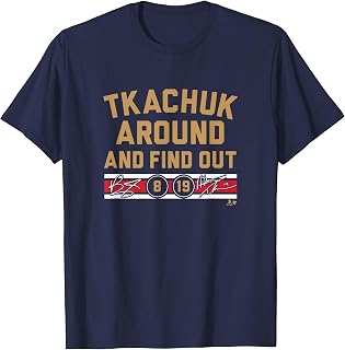 Matthew & Brady Tkachuk Around and Find Out - Florida Hockey T-Shirt