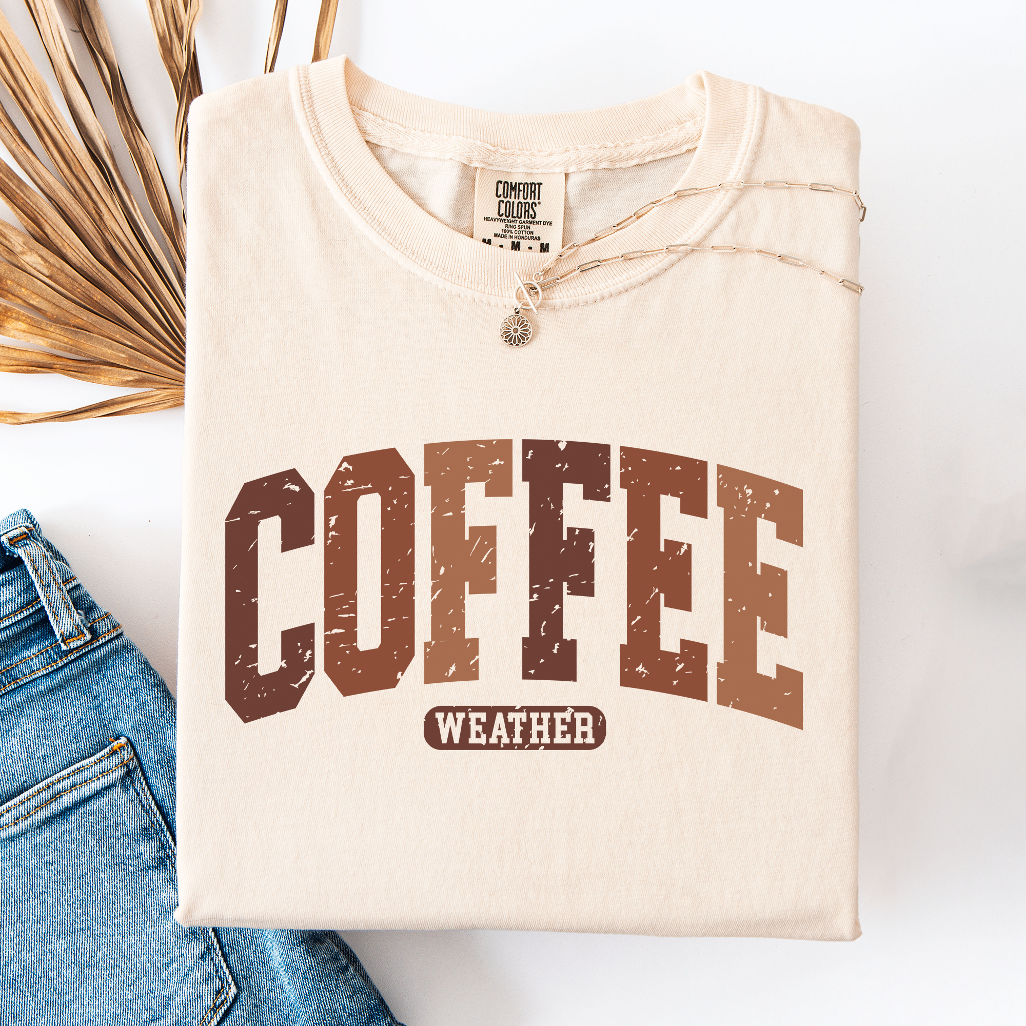 Coffee Weather, Pumpkin, Autumn, Fall Comfort Colors T-Shirt Hoodie, Sweatshirt | PodTeesHub.com