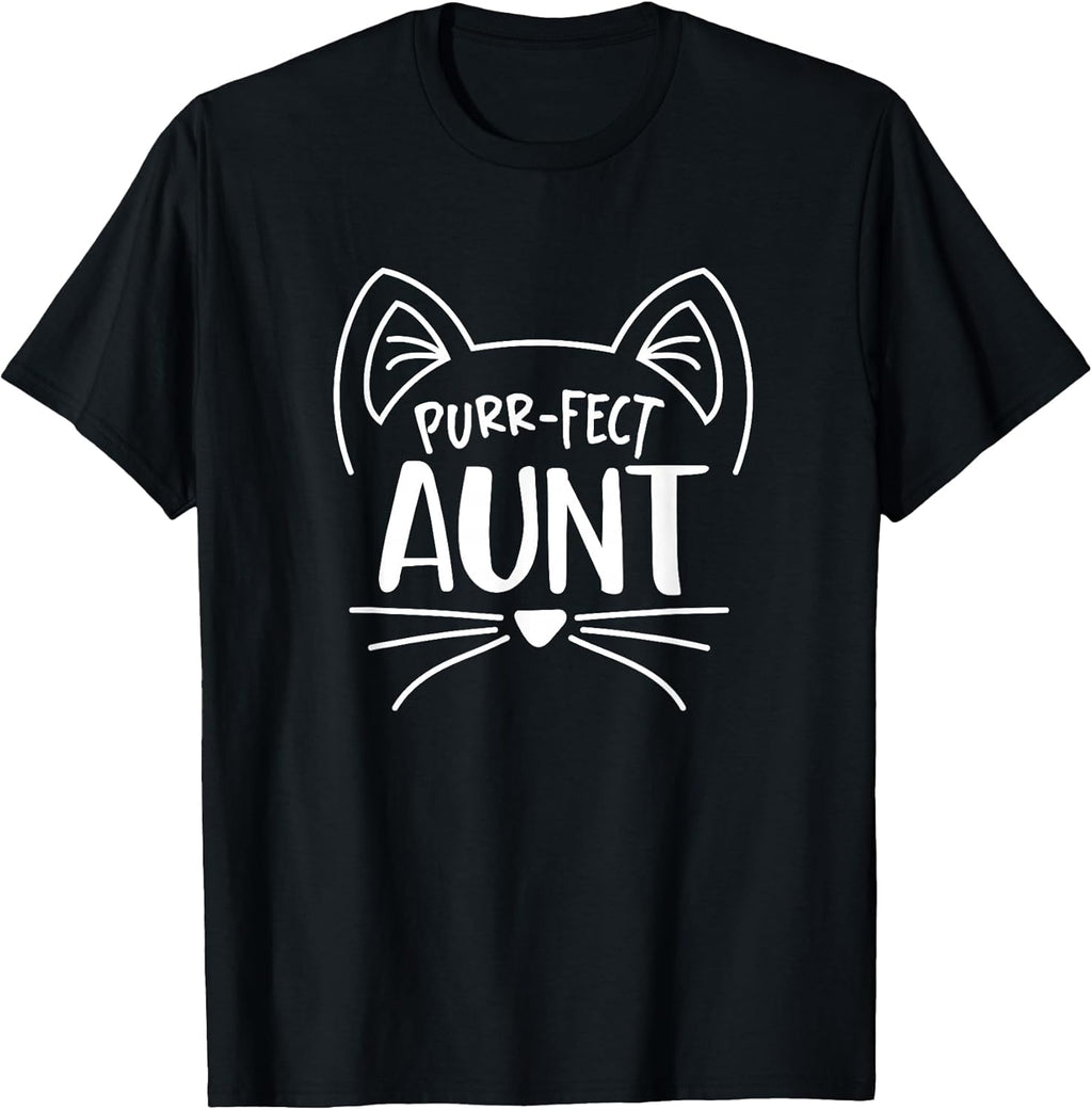 Aunties cat Lovers T-Shirt