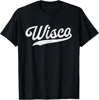 Vintage Wisco Classic Script State Connect T-Shirt