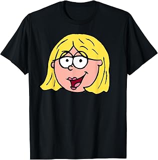 Lizzie McGuire Cartoon Lizzie Iconic Big Face Logo T-Shirt
