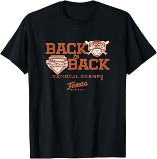 Back-to-Back National Champions - Texas Longhorns Softball T-Shirt