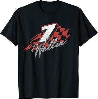 Official Morgan Wallen 7 Racing Flag T-Shirt