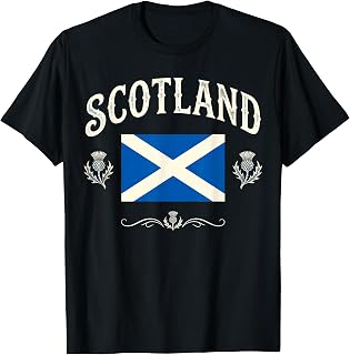 Scotland Scottish Men Kids Women Scottish Flag T-Shirt