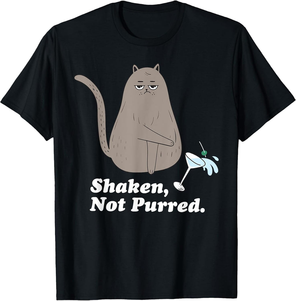 Funny Cat Shaken, not Purred for Cat Lovers, Funny cat T-Shirt