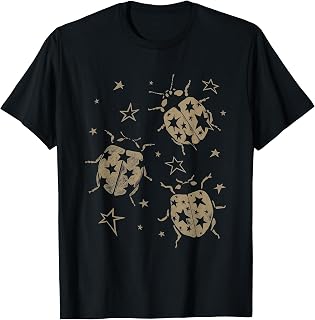 Grunge 2000s Ladybug Alt 90s Vintage Star Dots Teen y2k T-Shirt