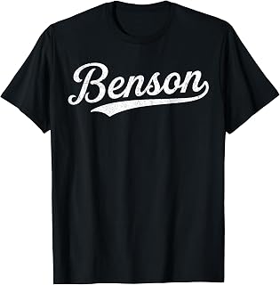 Retro Benson Heart Vintage Men Women Kid Girl T-Shirt