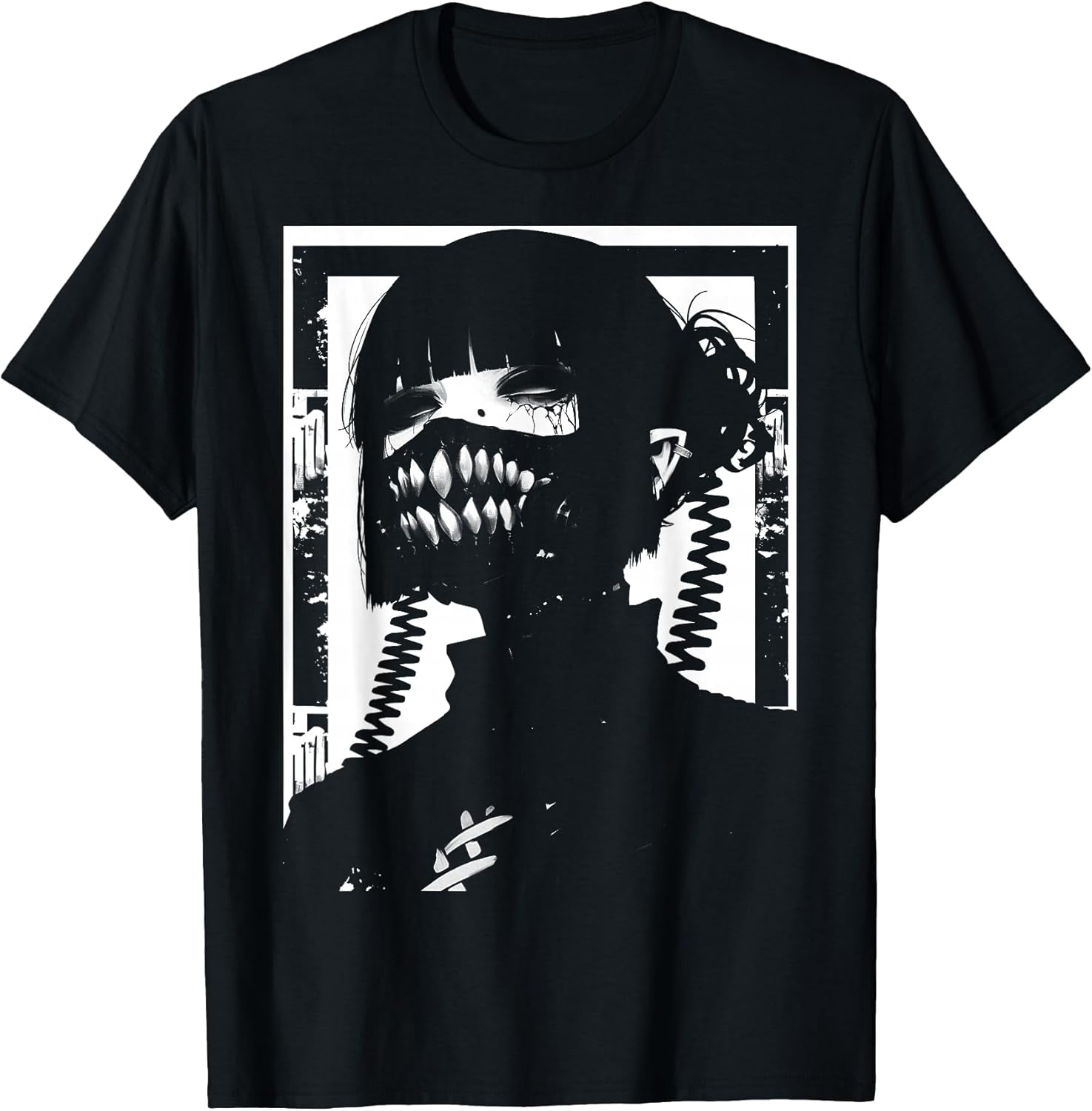 Ghoul Girl Cybergoth Gothic Anime Manga T-Shirt