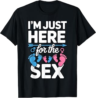 Gender Reveal Costume for Men Women Adult Gender Reveal T-Shirt