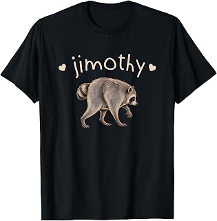 Retro Viral Raccoon Meme Jimothy T-Shirt