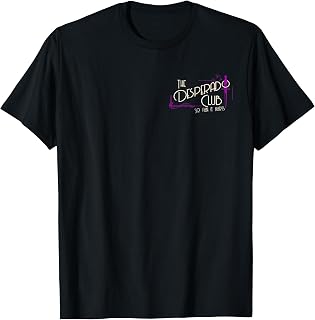 Desperado Club Cat Martini Sunglasses Humor 2 Side T-Shirt