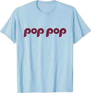 Funny Pop Pop Philadelphia Baseball Grandpa T-Shirt