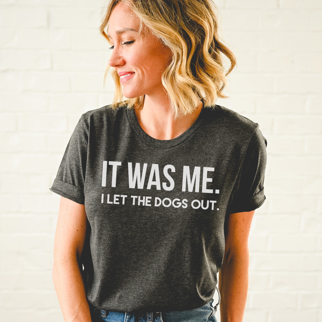 It Was Me I Let the Dogs Out T-Shirt Hoodie, Sweatshirt | PodTeesHub.com