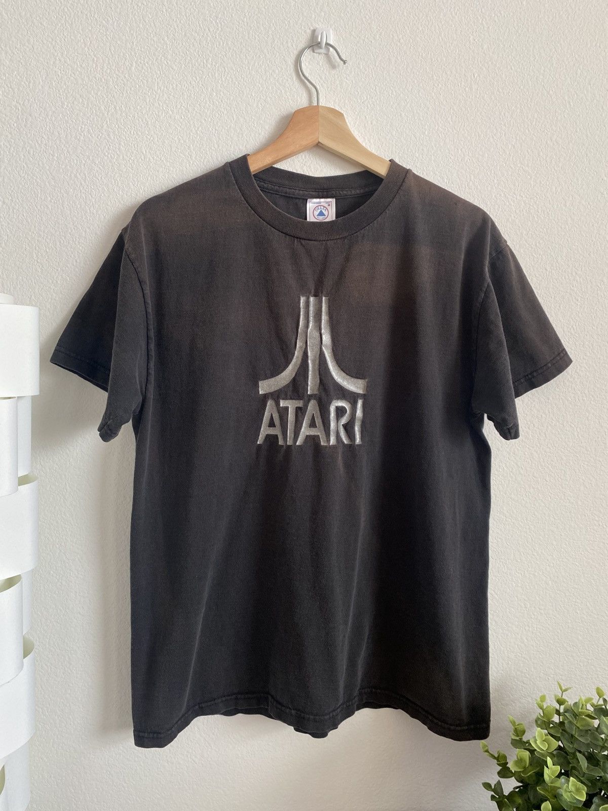Playstation Vintage Atari Logo Black Sun Faded Tee Hoodie, Sweatshirt | PodTeesHub.com