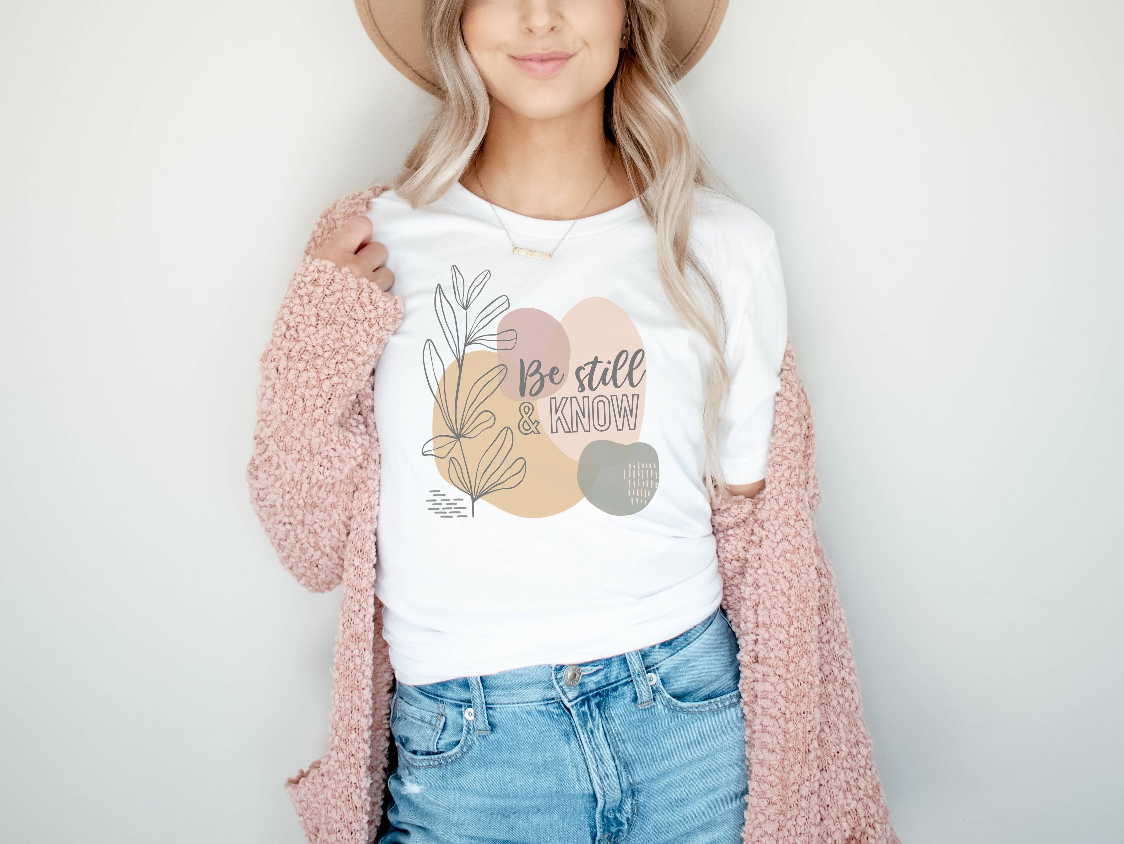 Be Still and Know Graphic Tee Hoodie, Sweatshirt | PodTeesHub.com