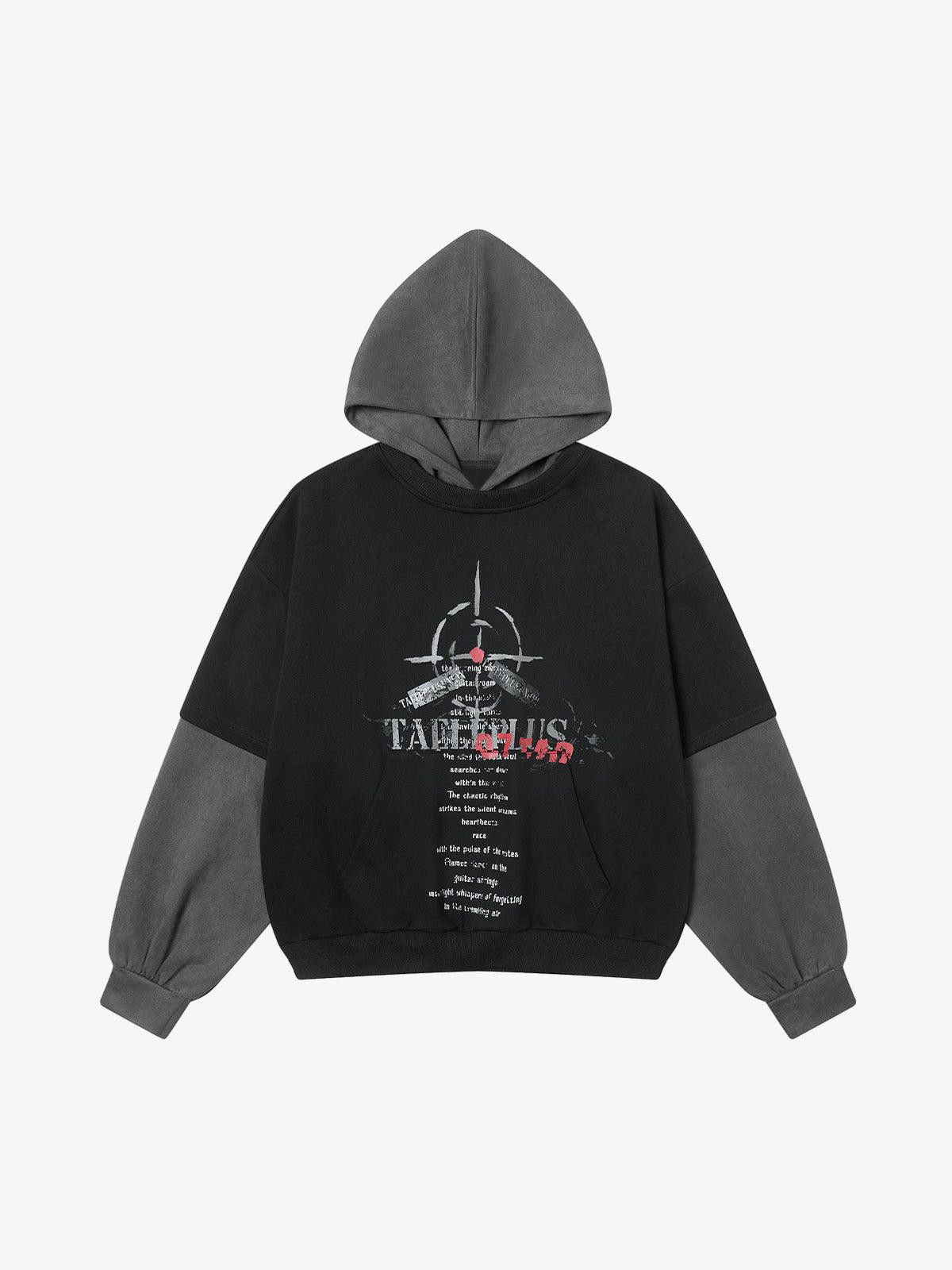 Other Target Black And Gray Graphic Hoodie T-Shirts, Sweatshirt | PodTeesHub.com