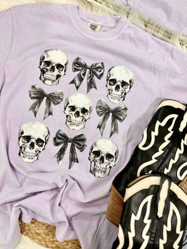 Skull Bow Tio Halloween Graphic Tee Hoodie, Sweatshirt | PodTeesHub.com