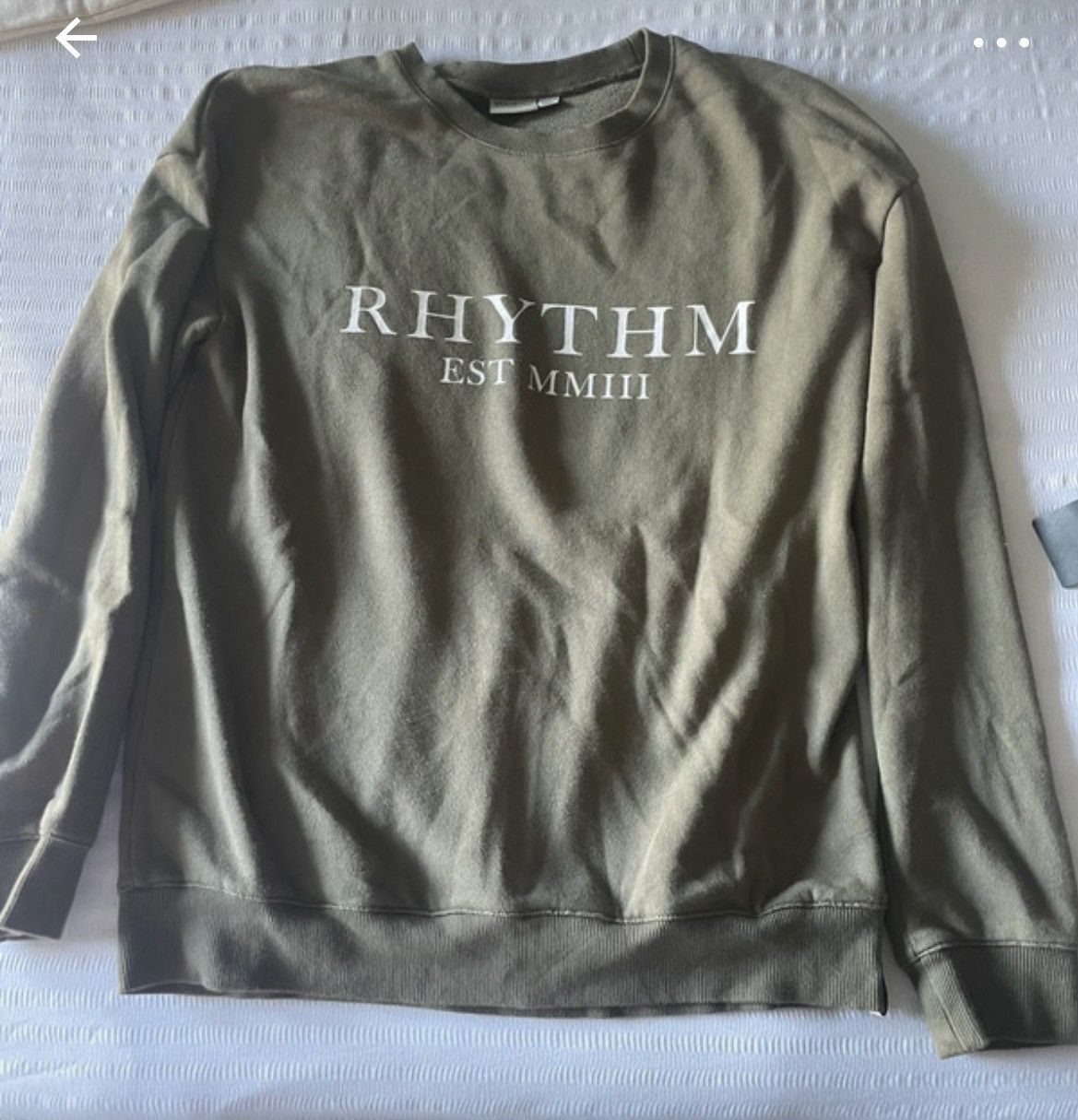 Rhythm Australia Crew Sweatshirt M Military New Never Worn T-Shirts, Hoodie | PodTeesHub.com