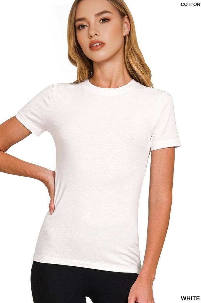 .0809 Basic Cotton Crew Neck Short Sleeve T Shirt  SI-28029 Hoodie, Sweatshirt | PodTeesHub.com