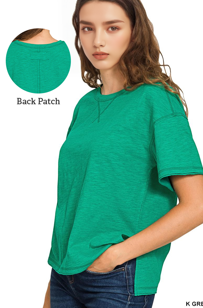 ..0925 Cotton Slub Short Sleeve Tee w/ Side Slits SI-28834 Hoodie, Sweatshirt | PodTeesHub.com