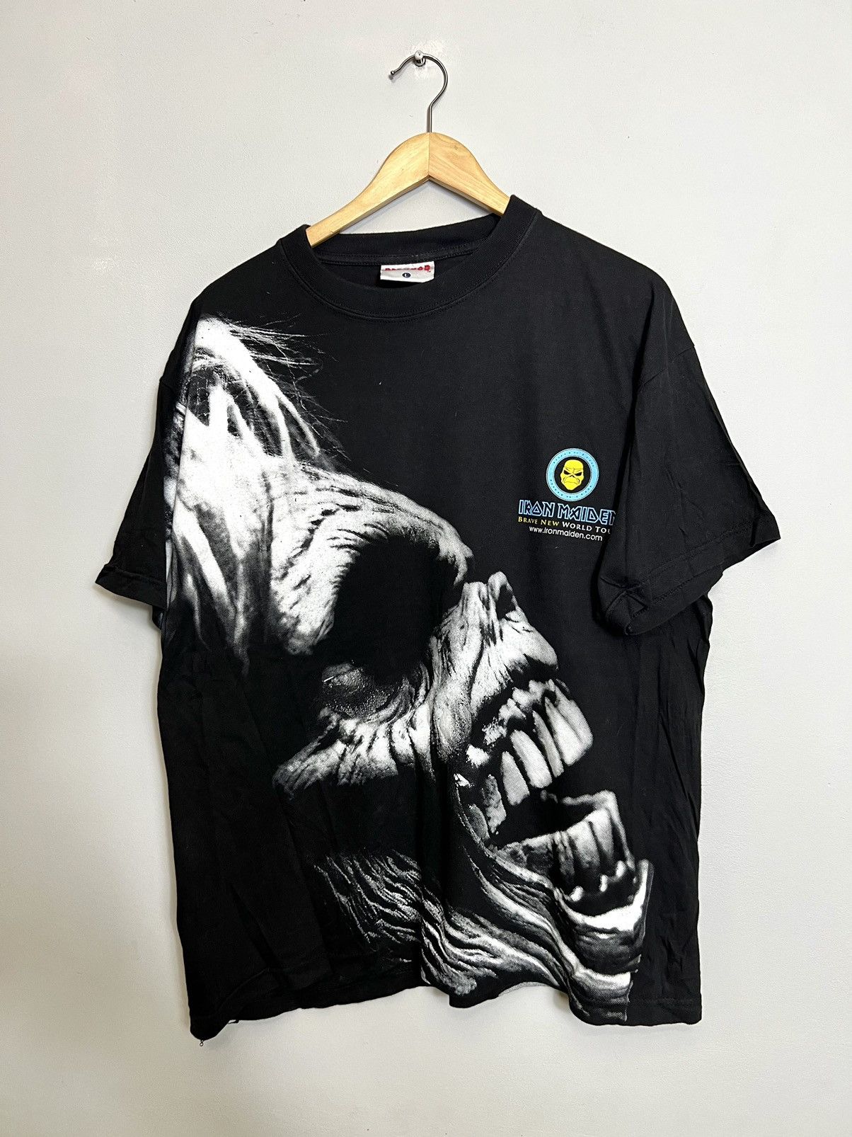 Iron Maiden X Vintage Rare Vintage 2000 Iron Maiden Eddie Big Head Metal Band Tee Hoodie, Sweatshirt | PodTeesHub.com