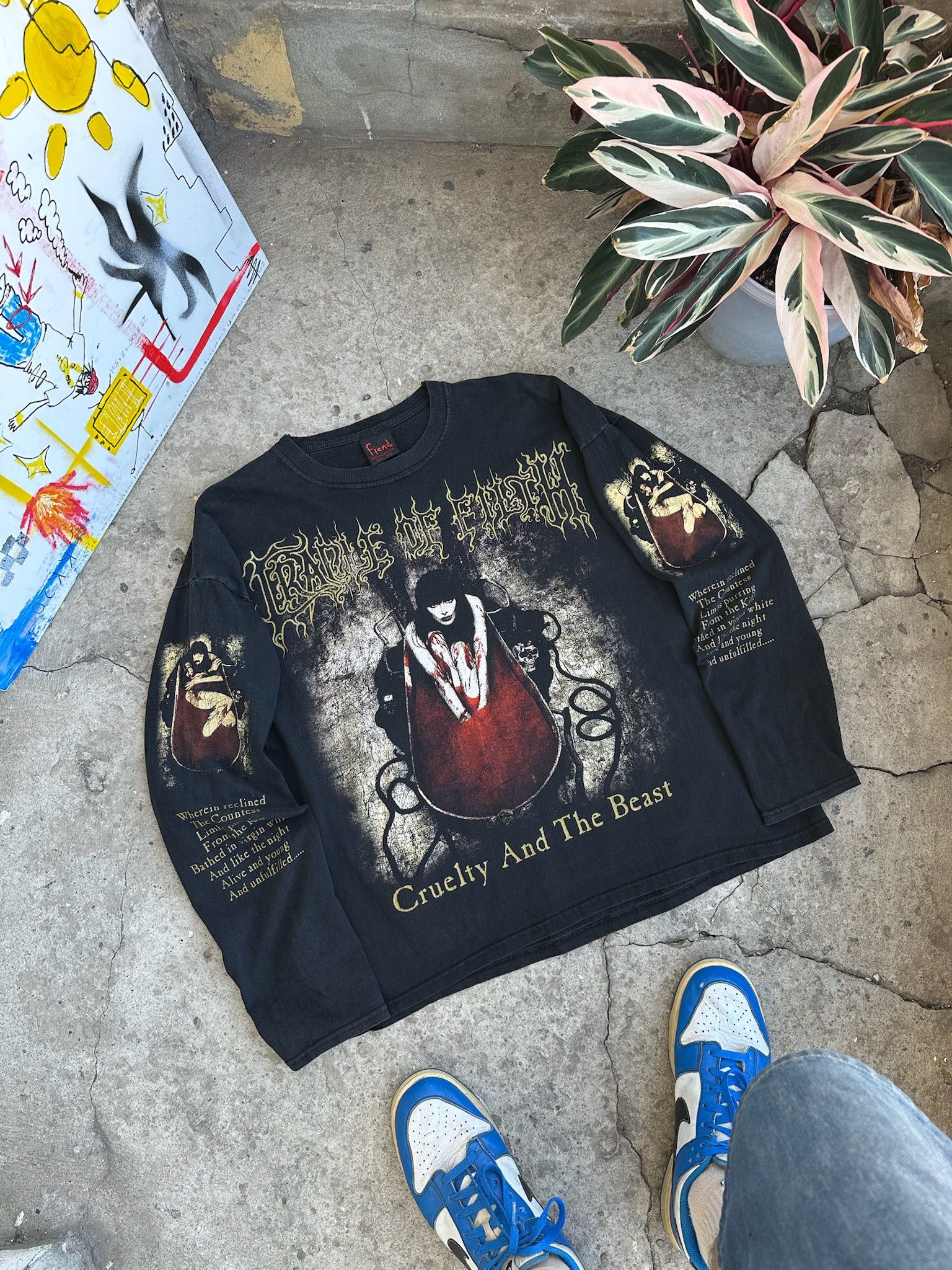 Band Tees Vintage Cradle Of Filth Longsleeve Shirt 90s Band Tee Hoodie, Sweatshirt | PodTeesHub.com