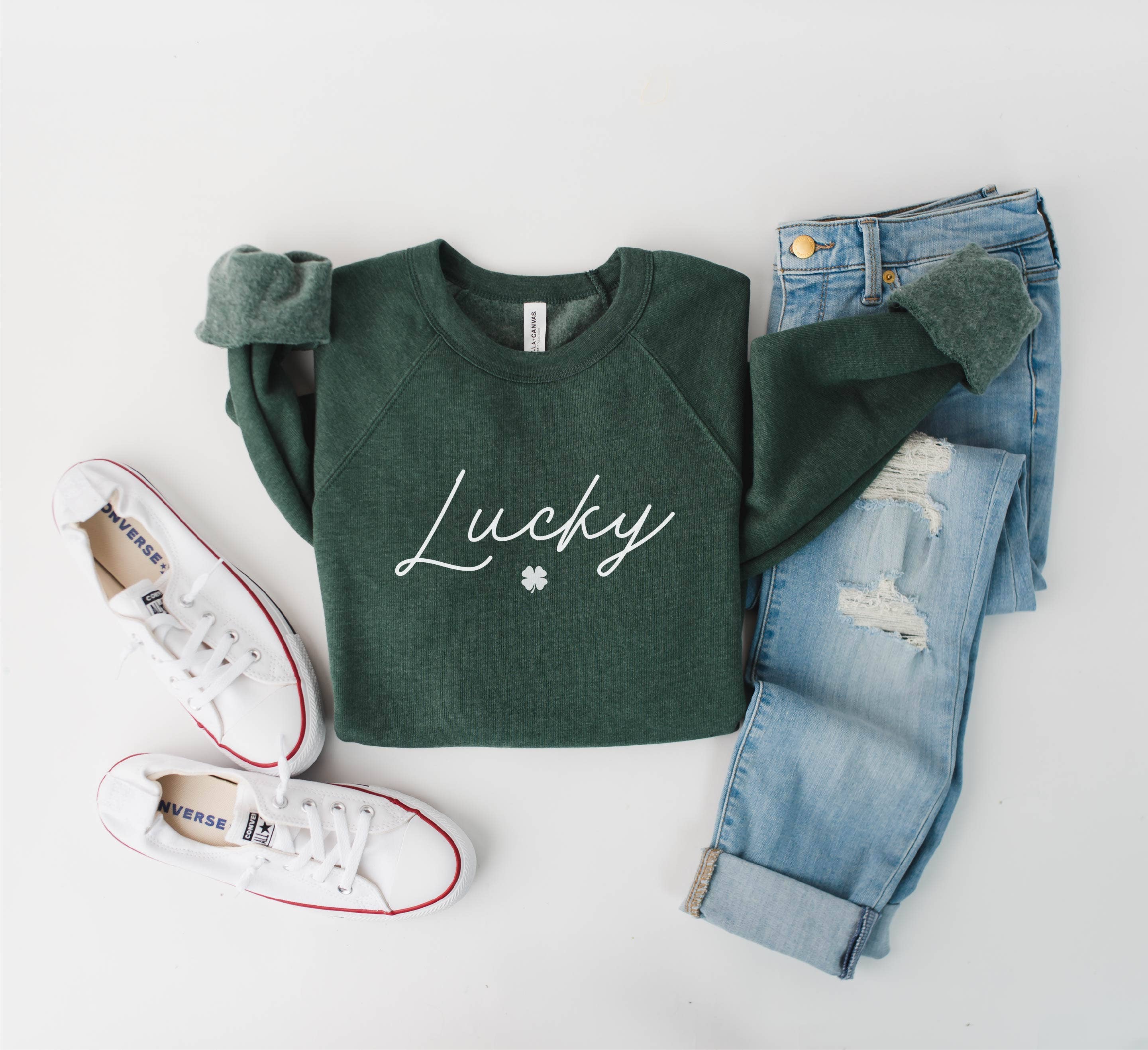 St. Patricks Day Sweatshirt, Lucky, Graphic Apparel T-Shirts, Hoodie | PodTeesHub.com