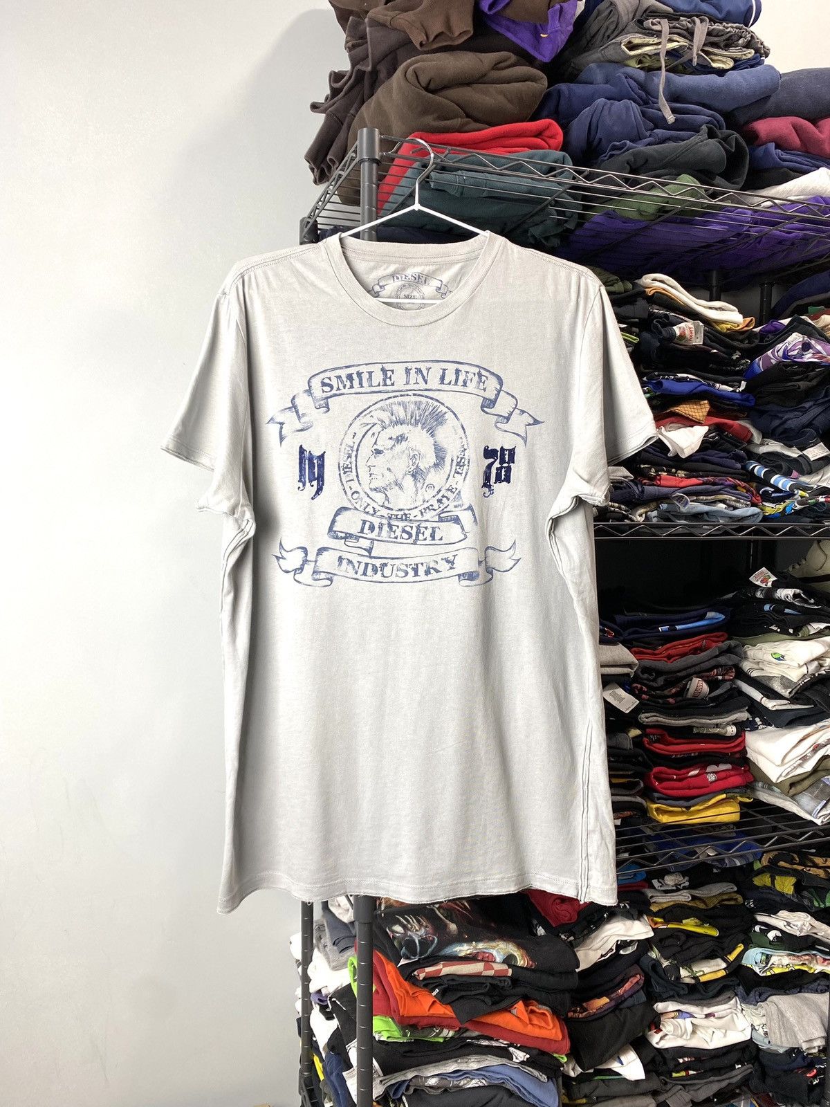 Y2k Vintage Diesel Punk Tee Shirt Archive Hype Hoodie, Sweatshirt | PodTeesHub.com