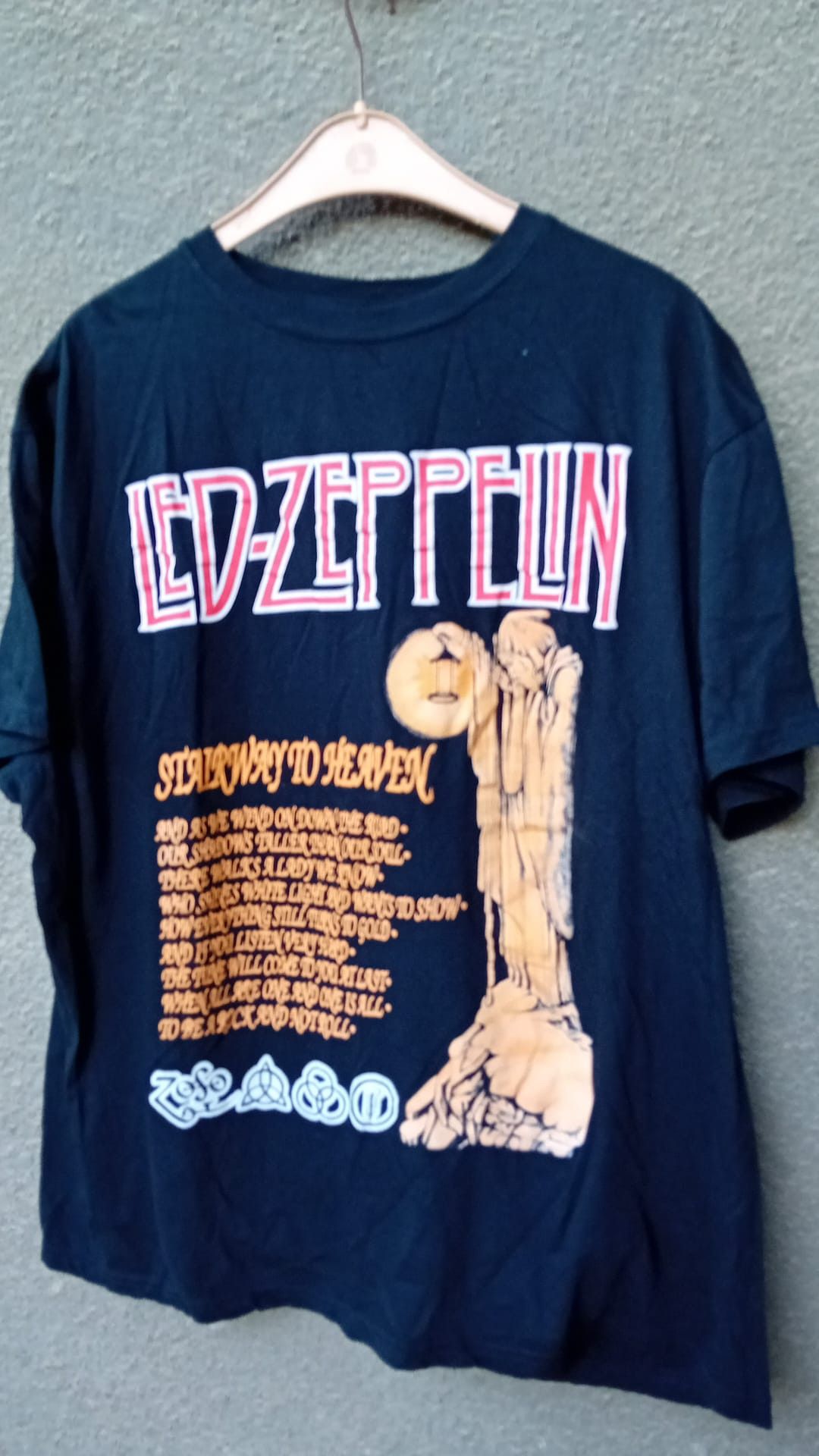 Zeppelin Led Zeppelin Stairway To Heaven Band T Shirt Sz Xl Hoodie, Sweatshirt | PodTeesHub.com