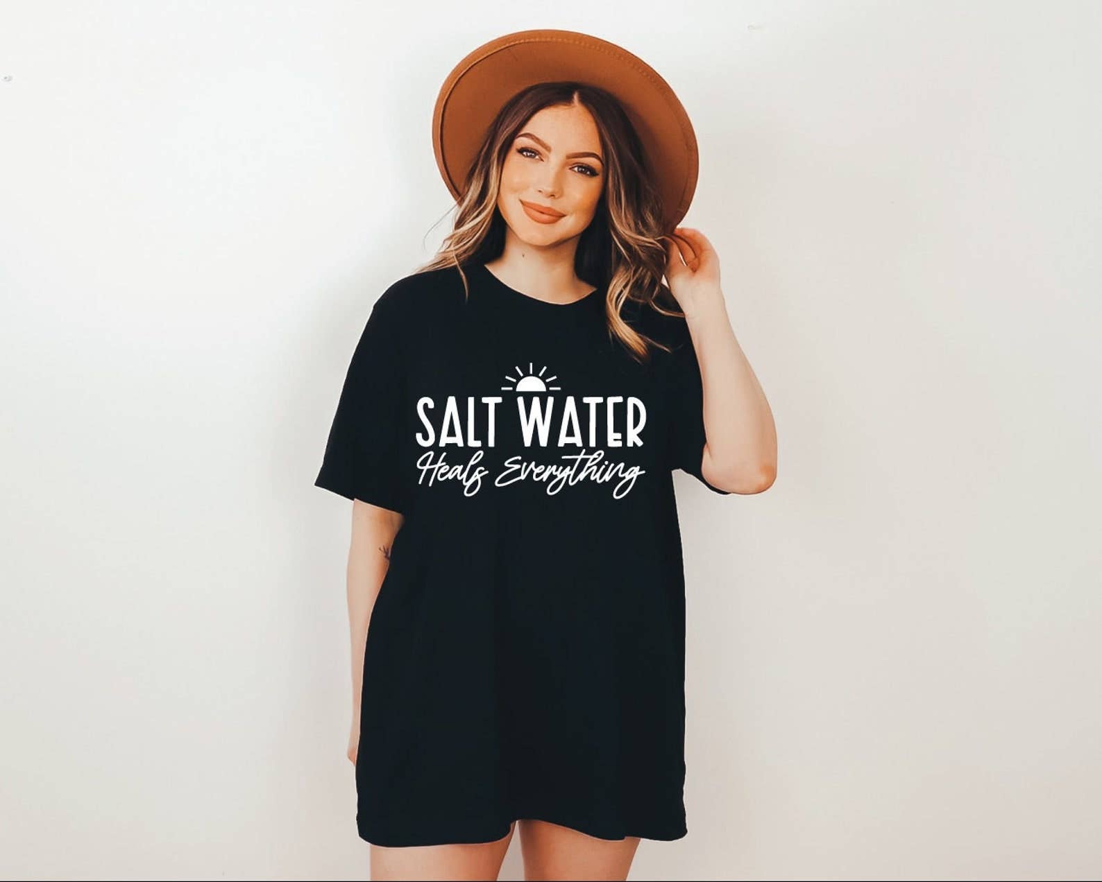 Salt Water Heals Everything T-Shirt Hoodie, Sweatshirt | PodTeesHub.com