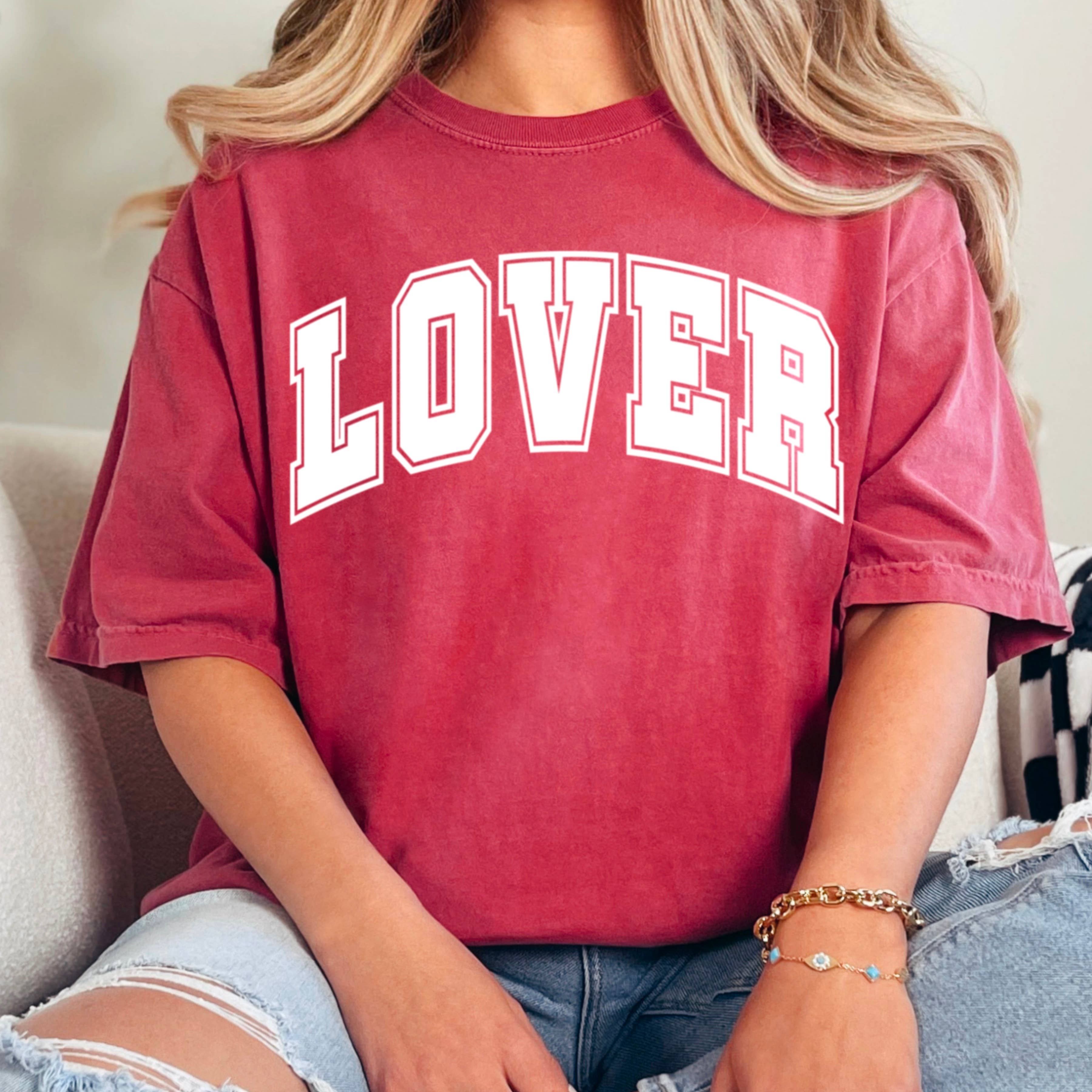Lover Valentine Graphic Tee | Comfort Colors Hoodie, Sweatshirt | PodTeesHub.com