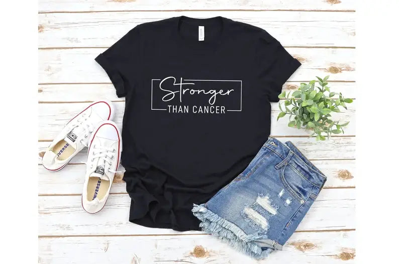 Stronger Than Cancer T-Shirt Hoodie, Sweatshirt | PodTeesHub.com