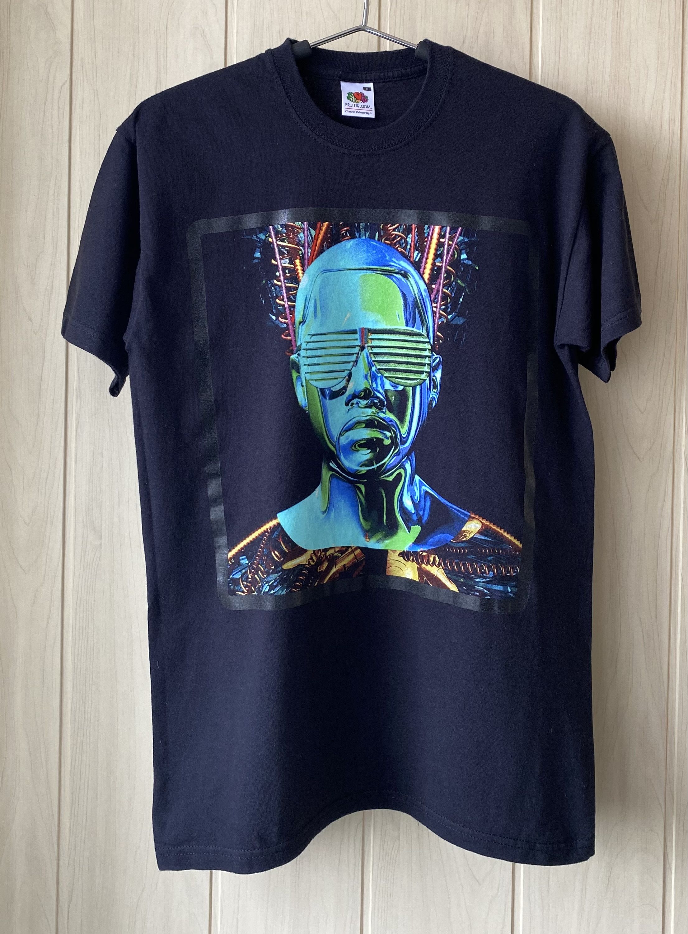 Rap Tees X Vintage Vintage 2008 Kanye West Glow In The Dark T Shirt Hoodie, Sweatshirt | PodTeesHub.com