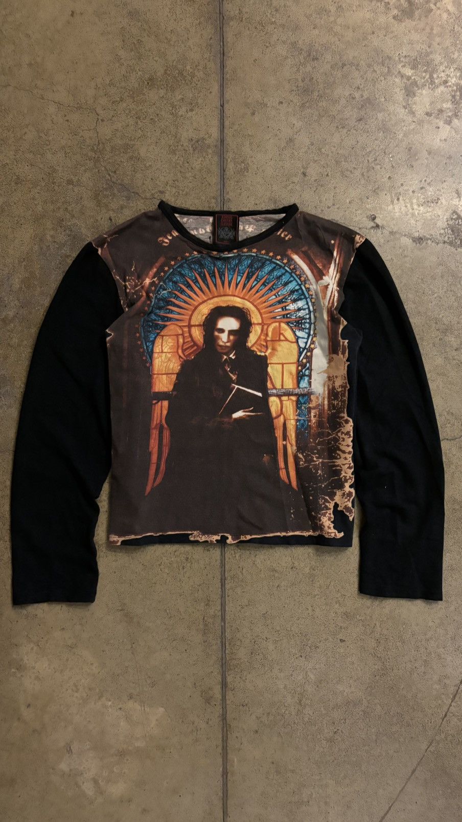 Paul Gaultier Jean Paul Gaultier Ss98 Marilyn Manson Mesh Longsleeve T-Shirts, Hoodie, Sweatshirt | PodTeesHub.com