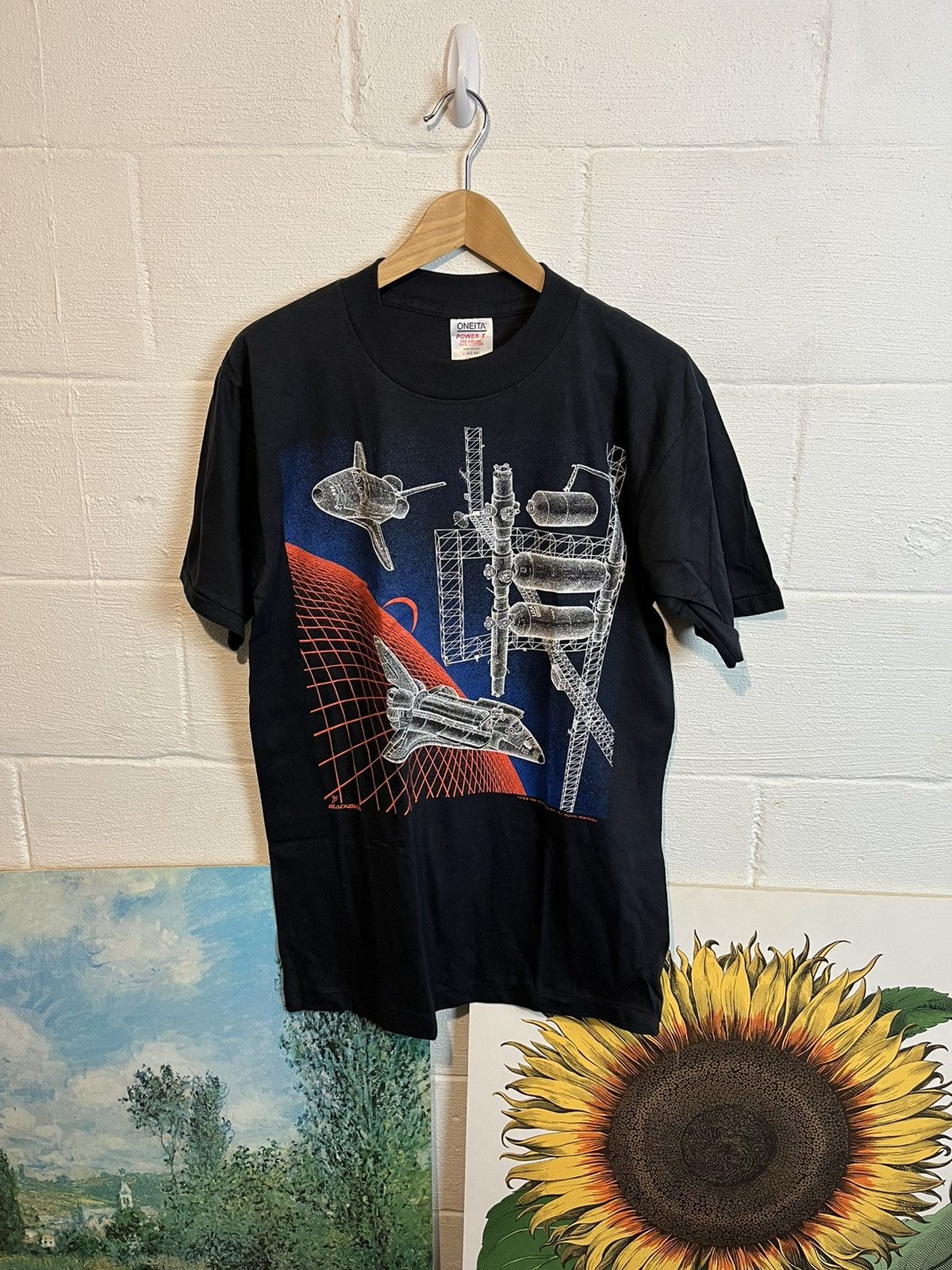 Vintage 80s Blackbird Nasa All Over Print Tee Hoodie, Sweatshirt | PodTeesHub.com