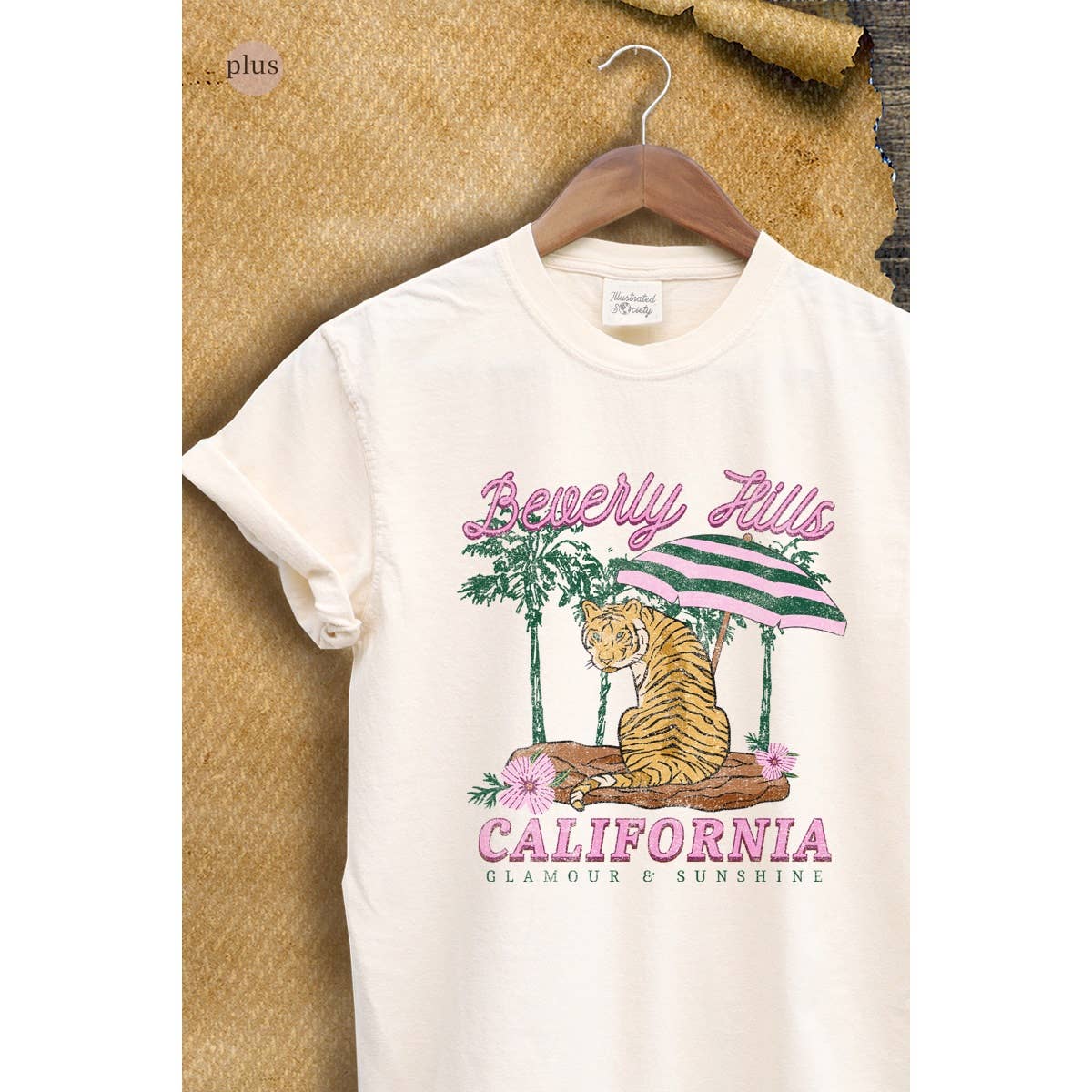 Beverly Hill California Vintage Graphic Plus Tee Hoodie, Sweatshirt | PodTeesHub.com