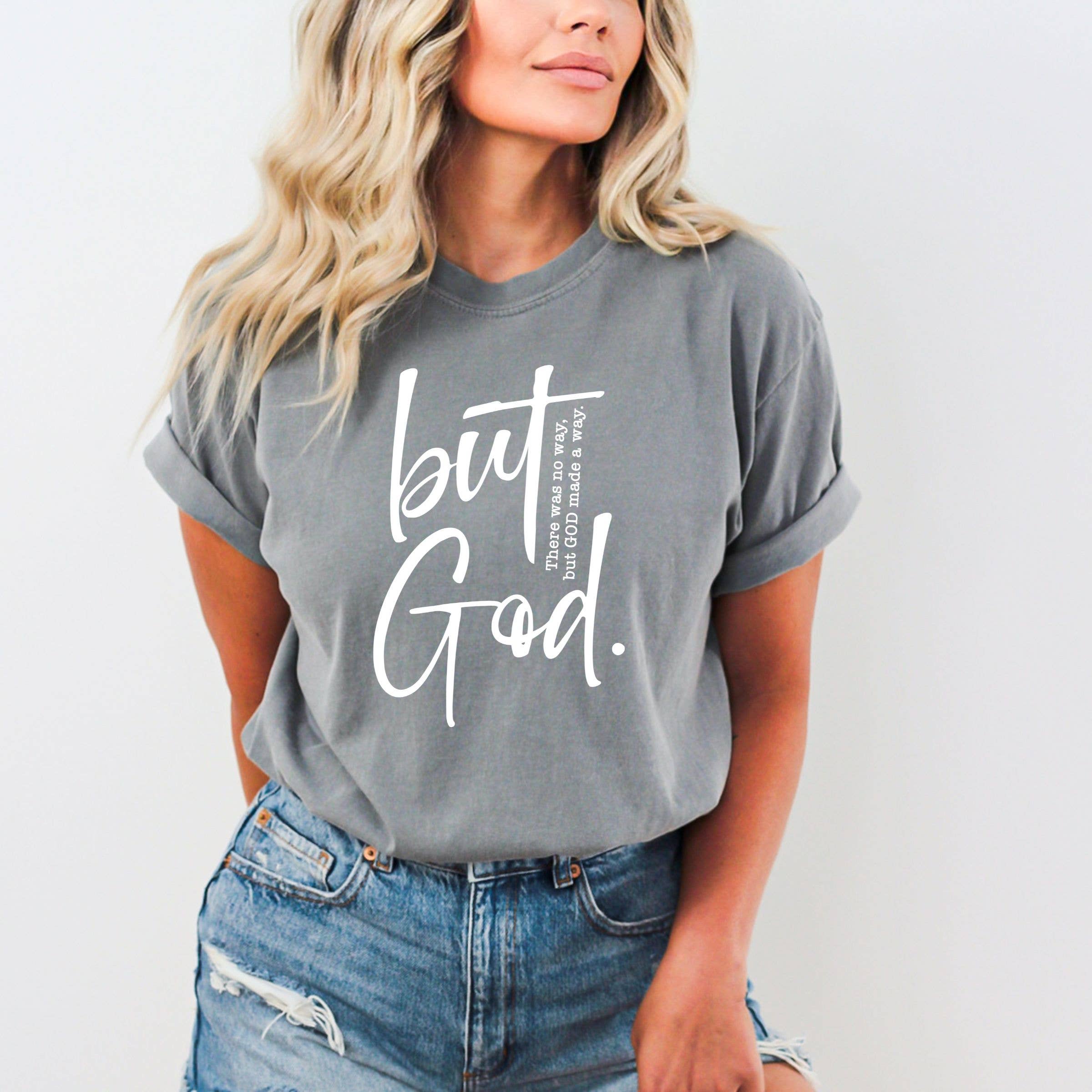 But God Tee - Christian Tee - Faith Tee - Spring Tee Hoodie, Sweatshirt | PodTeesHub.com