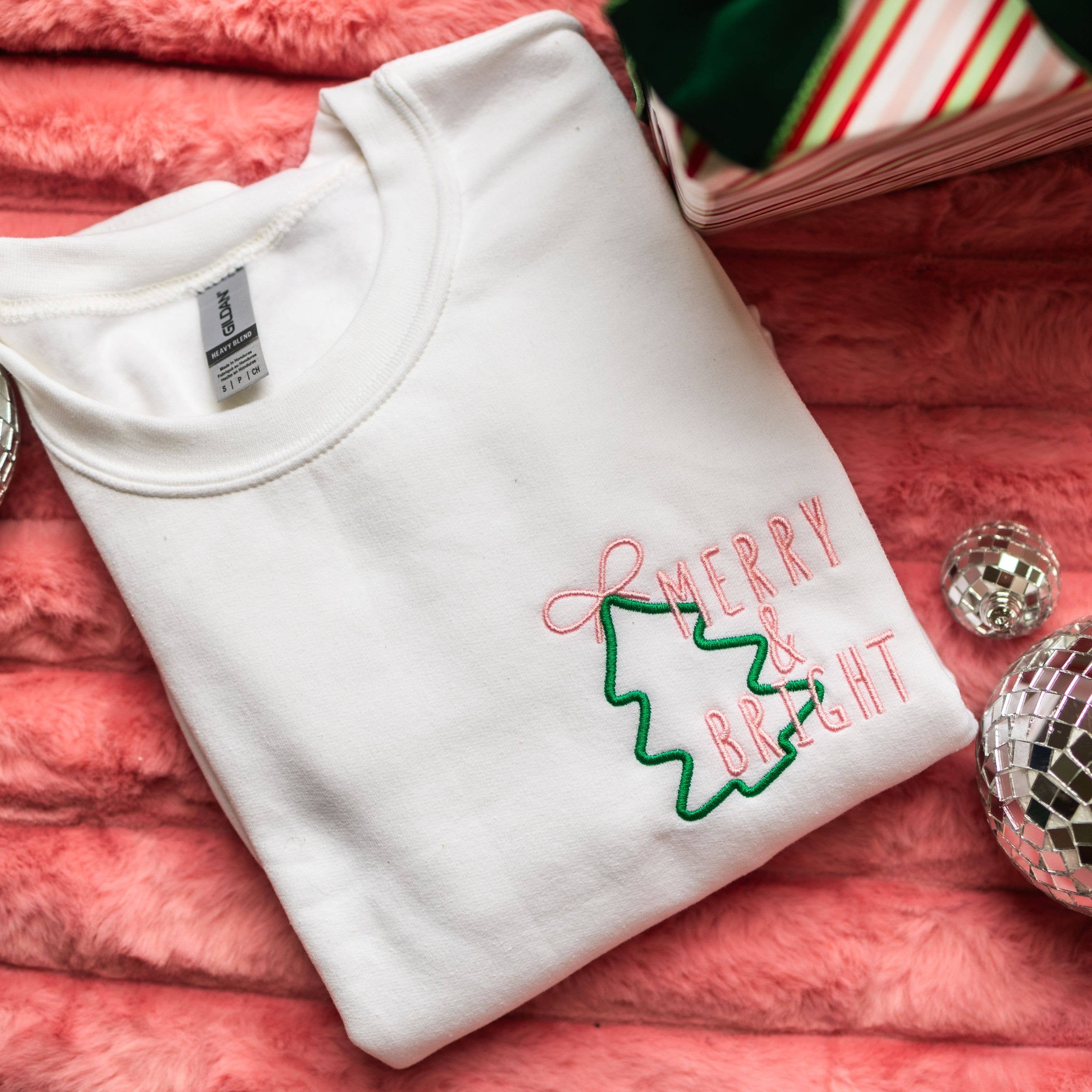 Christmas Sweatshirt, Christmas Sweatshirt Embroidered T-Shirts, Hoodie | PodTeesHub.com