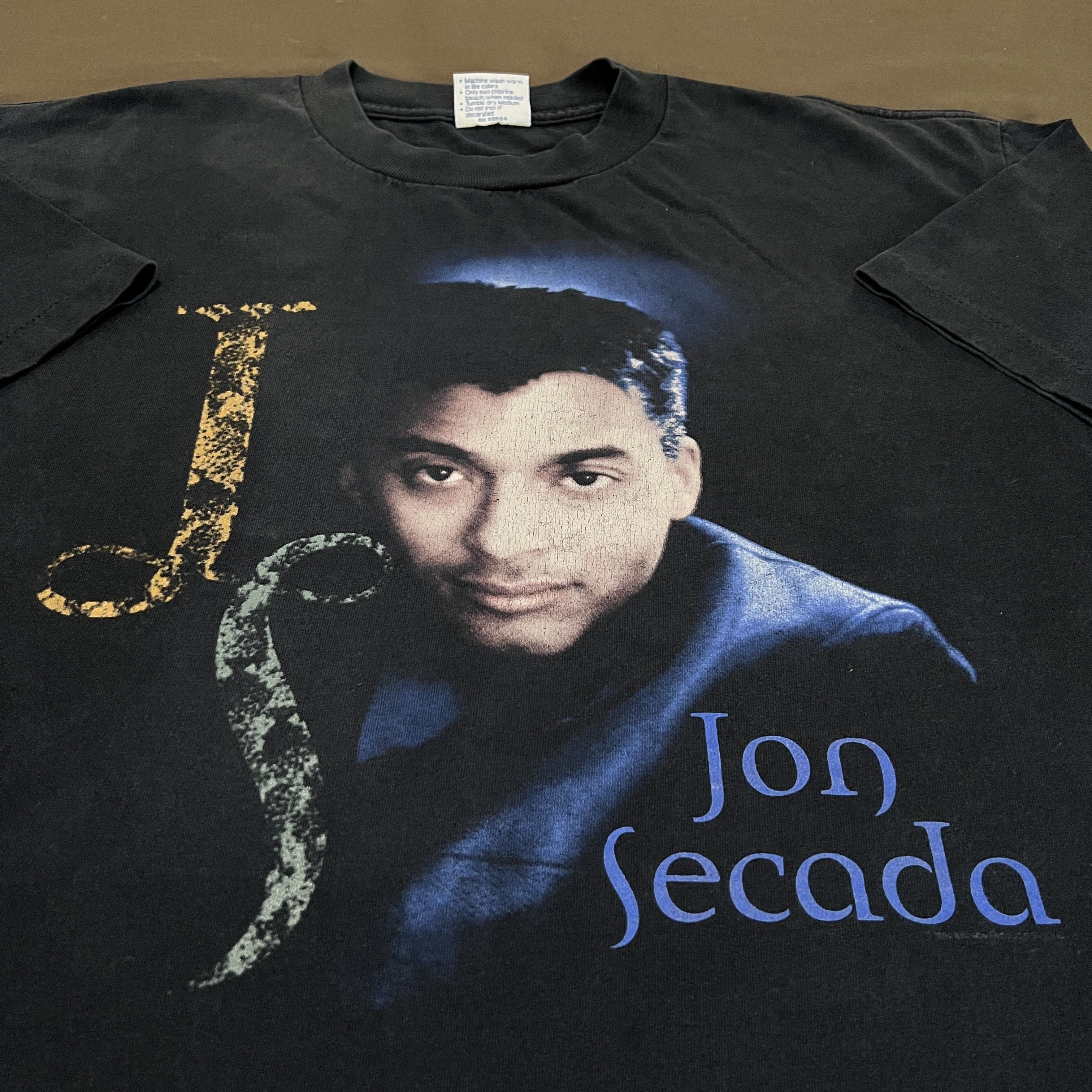 Vintage 90s Jon Secada Promo Tour Tee Xl Latin Pop Hoodie, Sweatshirt | PodTeesHub.com